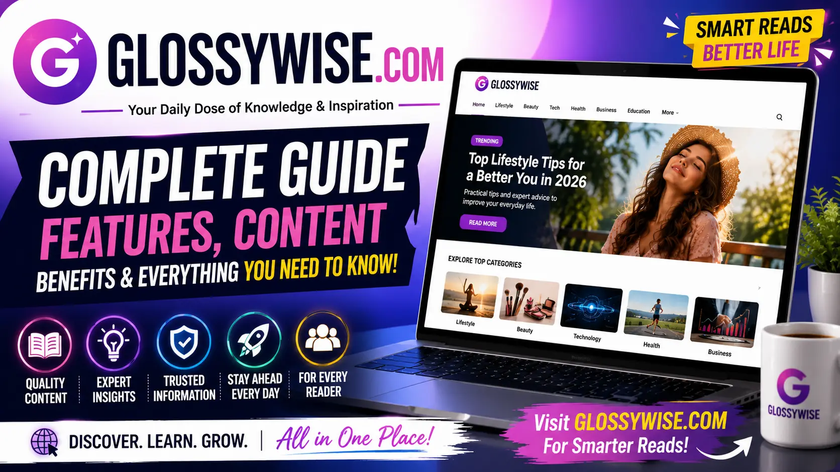 GlossyWise.com – Your Complete Guide to Beauty, Fashion and Lifestyle Tips